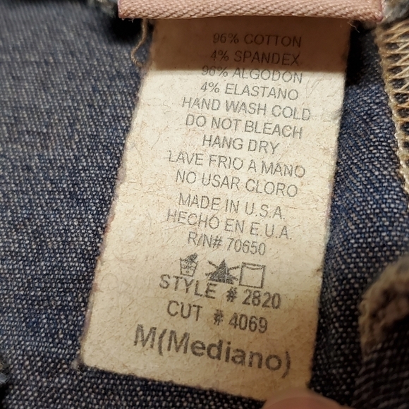 RARE Vintage Clothes Compact Raw Cut Midi Stretchy Ombre Denim Mermaid Skirt Med - Picture 15 of 15